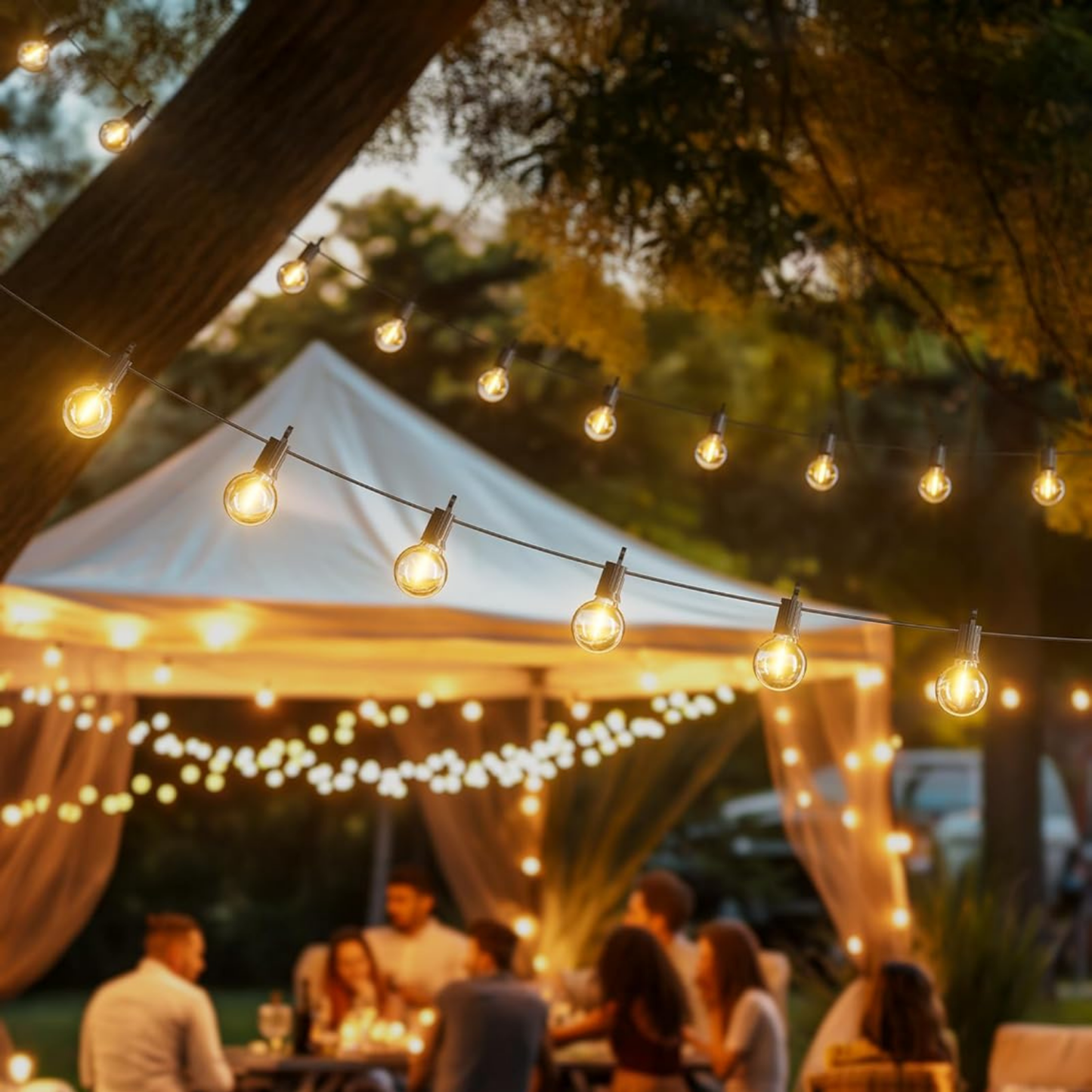 DIY Balcony Decor Lights