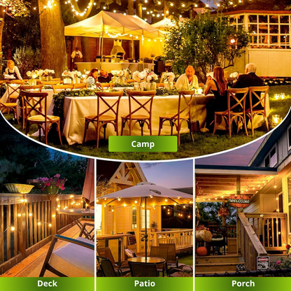 DIY Balcony Decor Lights