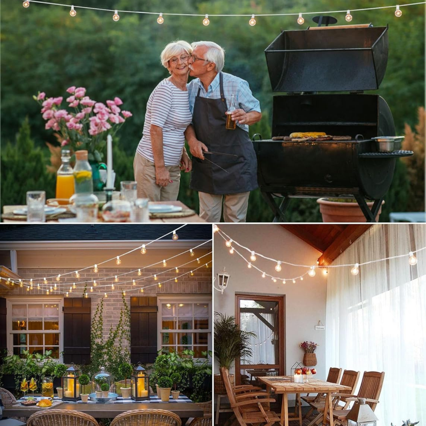 DIY Balcony Decor Lights